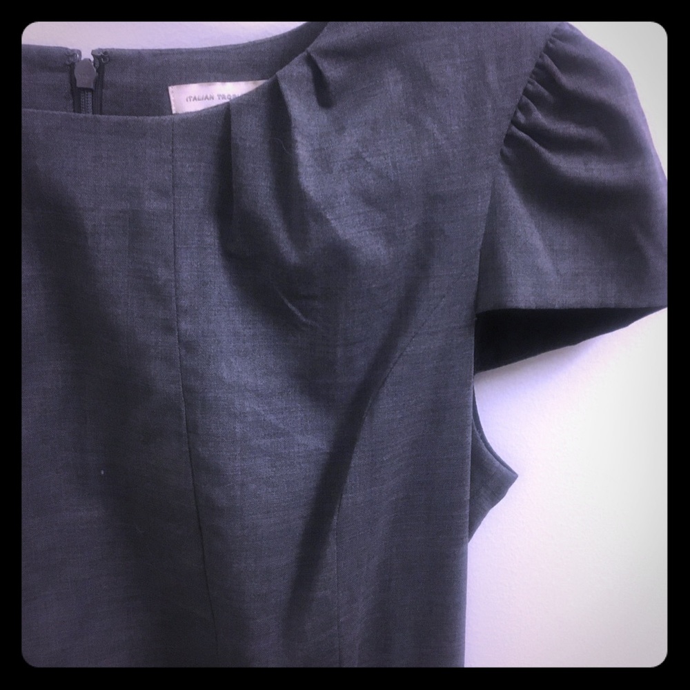 Club Monaco charcoal grey business dress 6